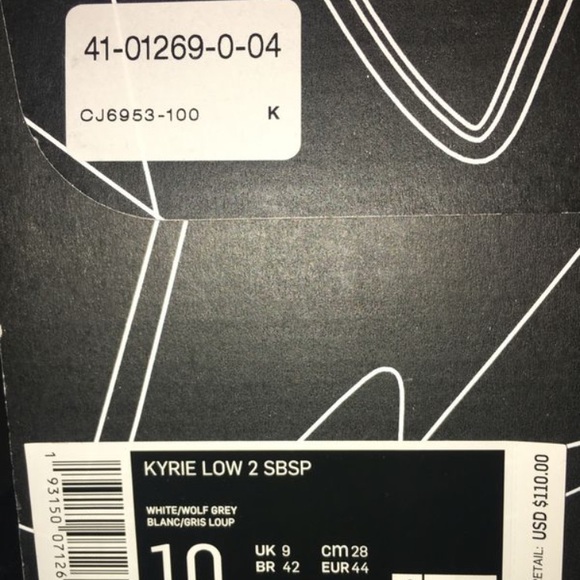 Kyrie 2 Sandy Cheeks size 10 - Picture 6 of 6